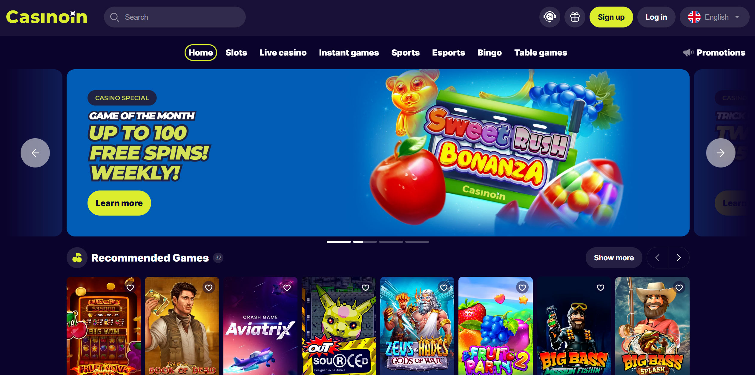 Main page casinoin