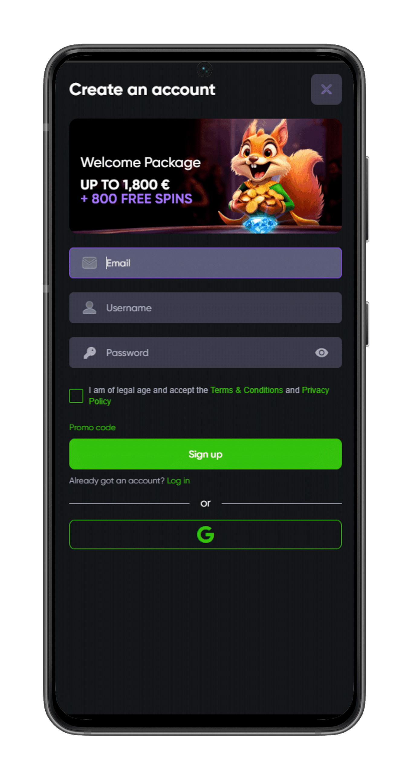 Spinline casino sign up