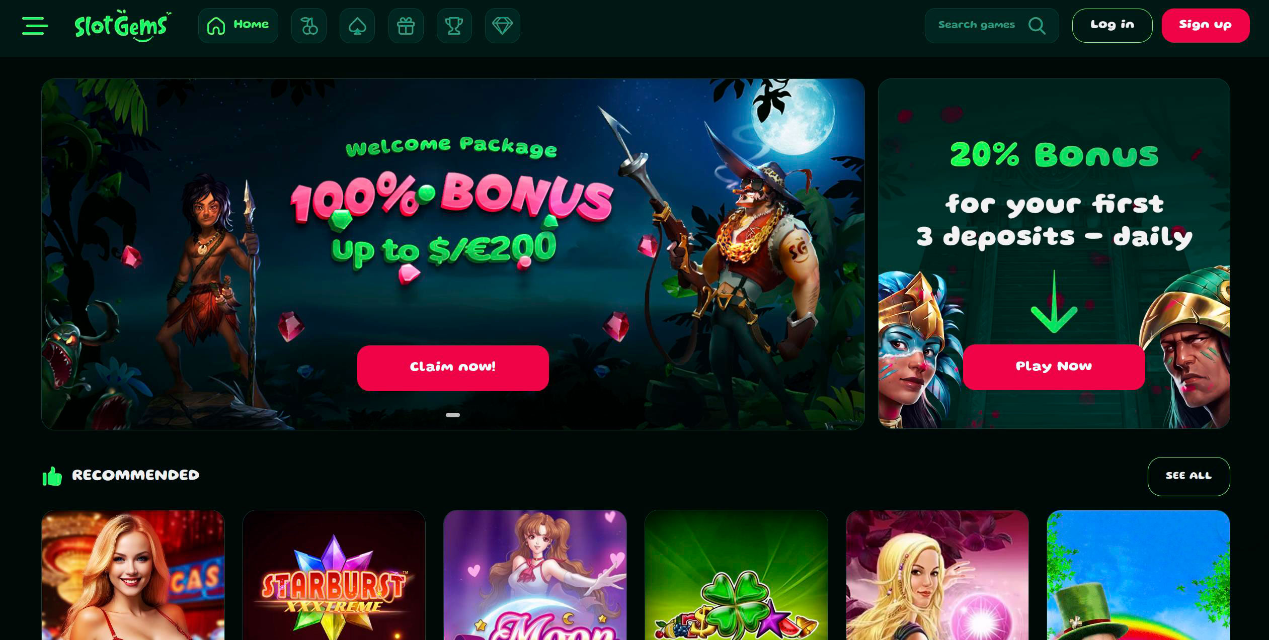 Κύρια σελίδα καζίνο slotgems