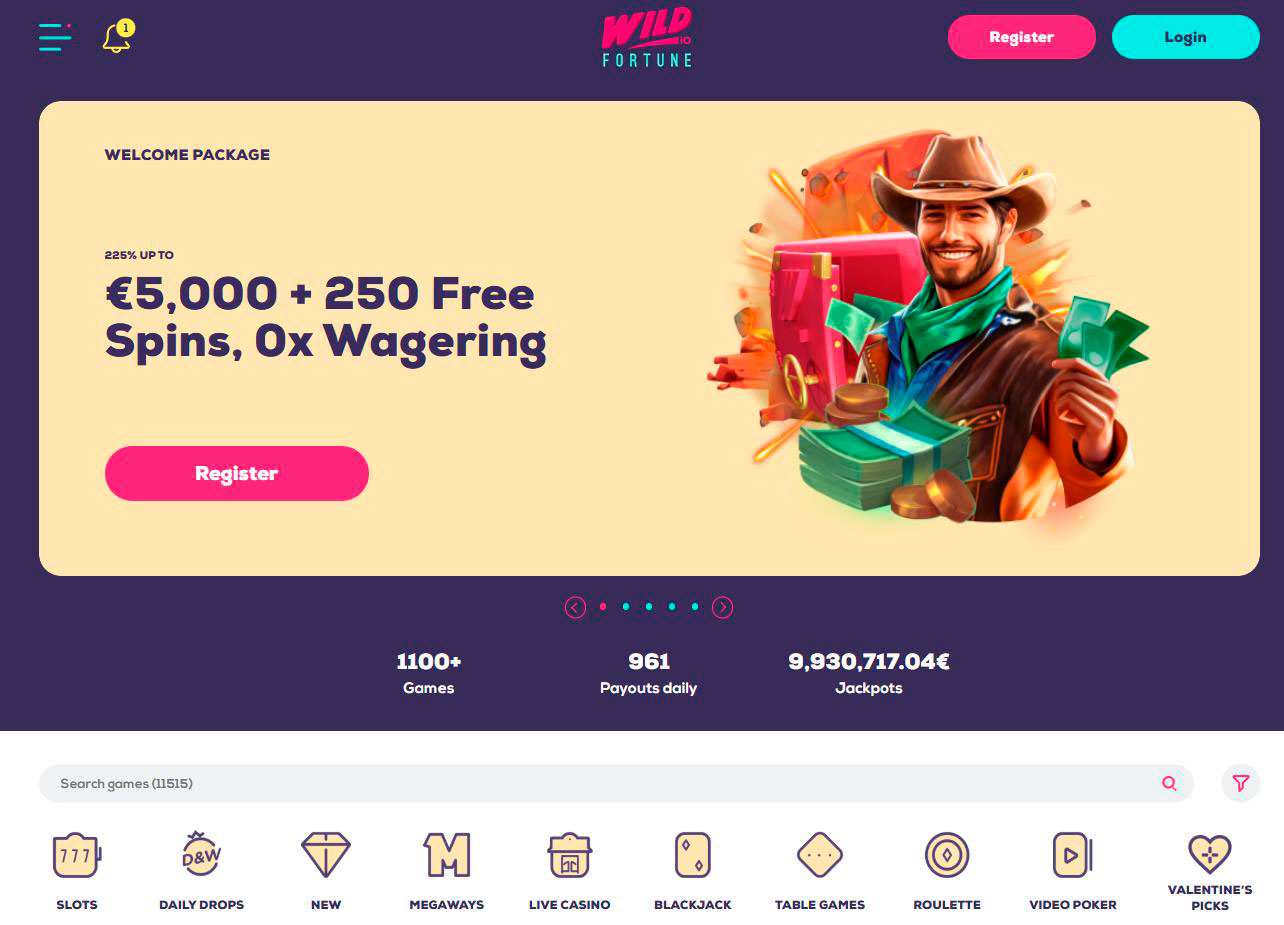 Αρχική σελίδα Wild Fortune Casino