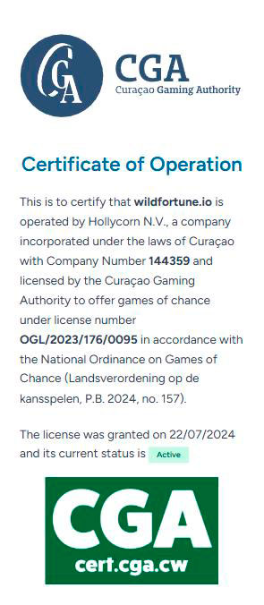 Άδεια Wild Fortune Casino