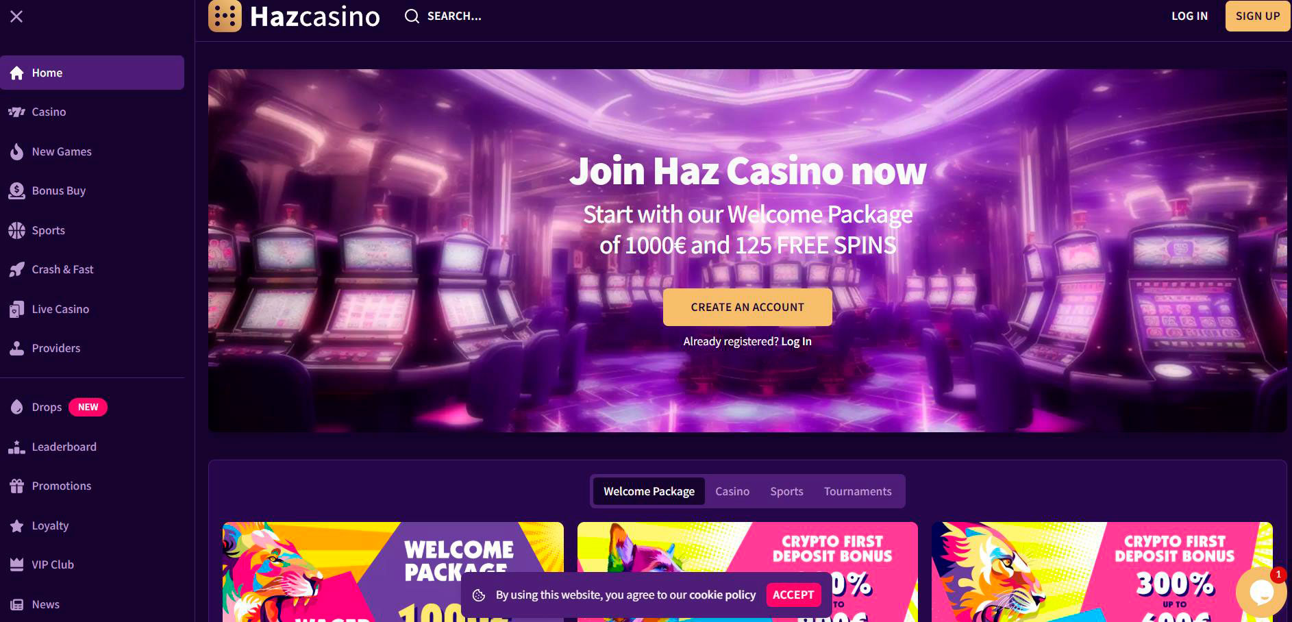 Κύρια Σελίδα HAZcasino