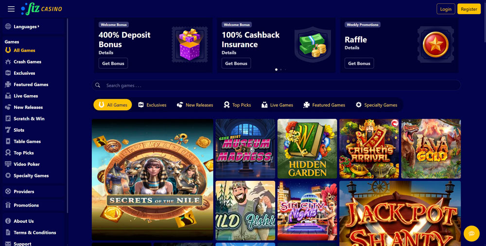 homepage-fiz-casino